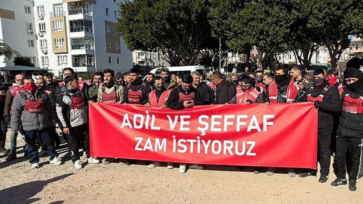 Antalya'da motokuryelerden eylem