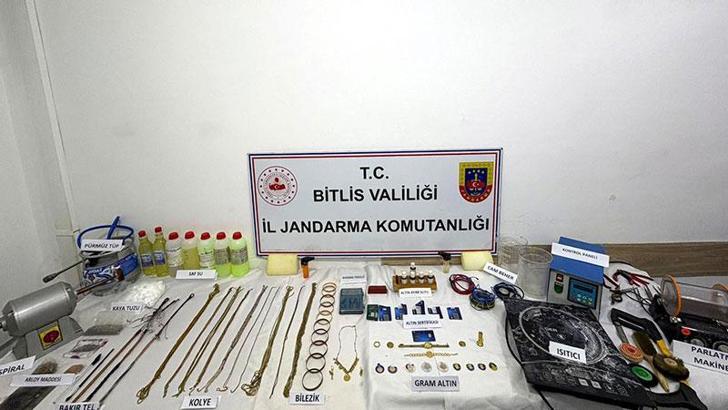 Bitlis’te sahte altın operasyonu: 2 tutuklama