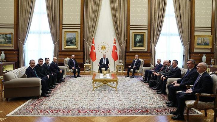 Cumhurbaşkanı Erdoğan, Özbekistan heyetini kabul etti
