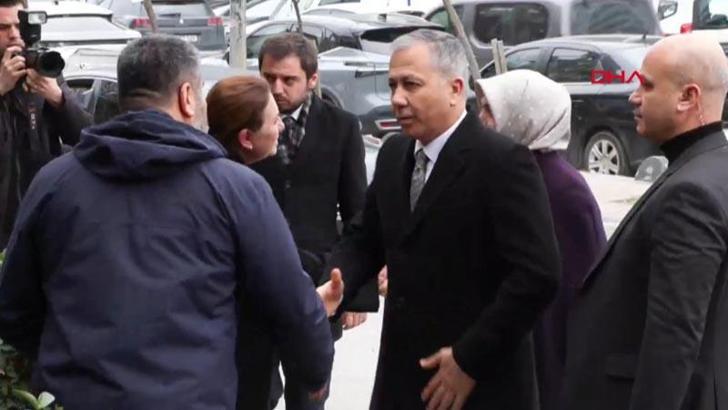 Bakan Yerlikaya, Güngören’de öldürülen Atlas Çağlayan’ın ailesine taziye ziyaretinde bulundu