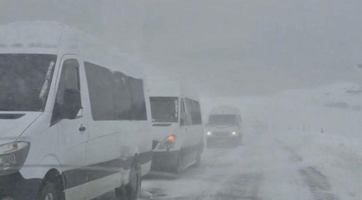 Ordu'nun yükseklerinde yoğun kar yağışı