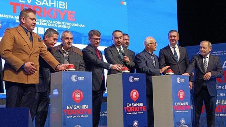 Amasya’da ‘Yüzyılın Konut Projesi'nde kura çekimi yapıldı