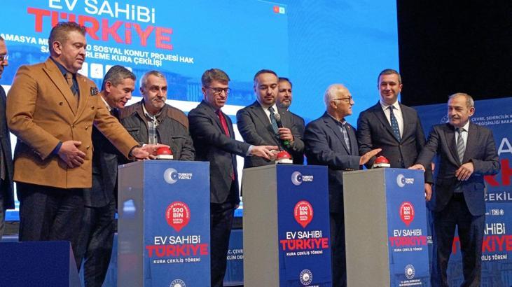 Amasya’da ‘Yüzyılın Konut Projesi'nde kura çekimi yapıldı