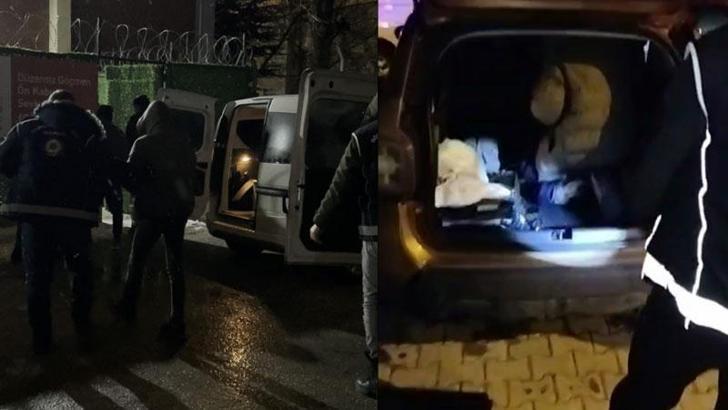Tokat’ta durdurulan cipte 5 kaçak göçmen yakalandı