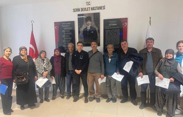 Diyabet okulu mezunlarına diploma