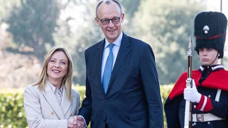 Almanya Başbakanı Merz ile İtalya Başbakanı Meloni görüştü