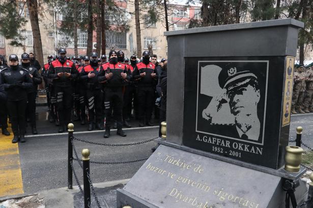 Şehit Emniyet Müdürü Gaffar Okkan ve 5 mesai arkadaşı Diyarbakır’da anıldı