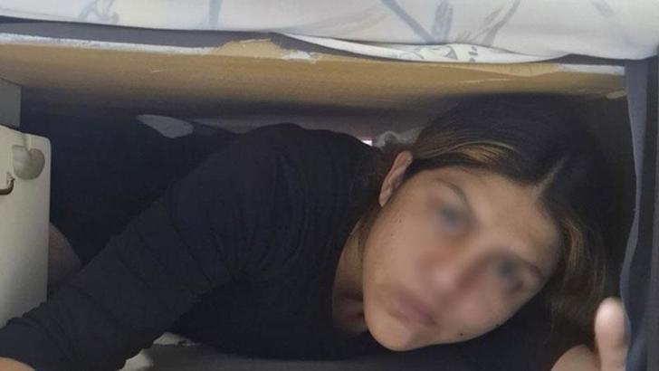 107 suç kaydı bulunan şüpheli, bazanın altında yakalandı