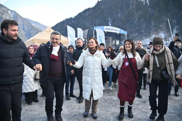 Uzungöl'de kış festivali coşkuyla sürdü