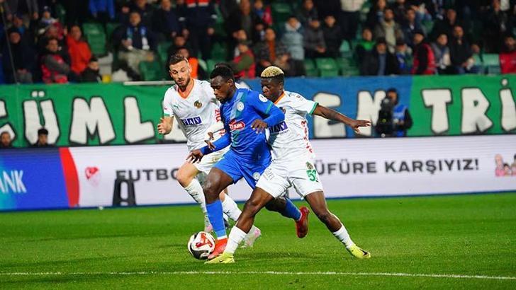 Çaykur Rizespor - Corendon Alanyaspor: 1-1