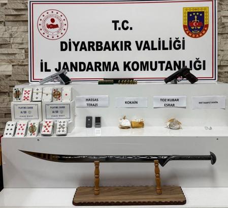 Diyarbakır’da 1 haftadaki uyuşturucu operasyonlarında 6 gözaltı