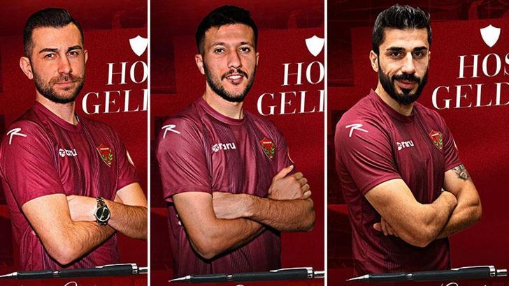 Atakaş Hatayspor 3 transferi birden duyurdu