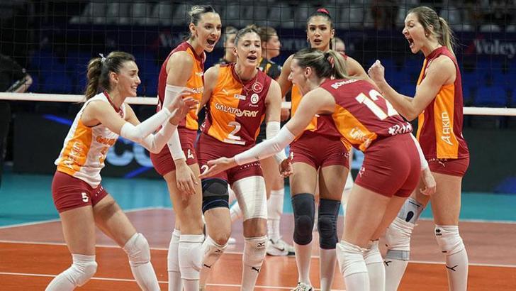 Galatasaray Daikin, Stuttgart'ı 3-1 mağlup etti