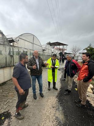Muğla Büyükşehir ekiplerinden afet sonrası inceleme