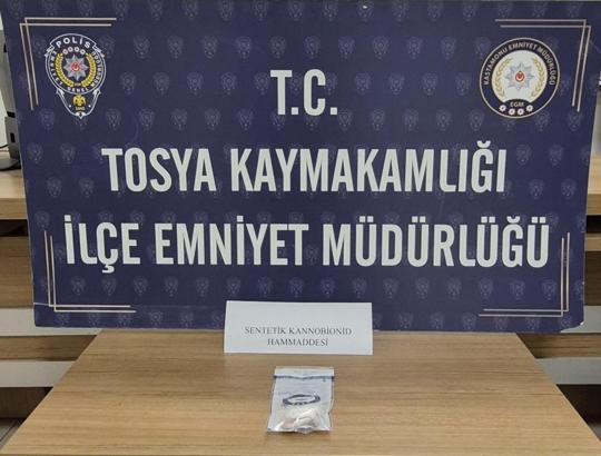 Kastamonu'da narkotik operasyonu: 1 tutuklama