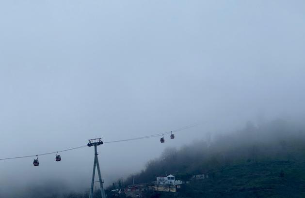 Ordu’da sis, güzel görüntü oluşturdu