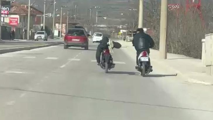 Trafiği tehlikeye atan motosikletlilere toplam 66 bin 206 lira ceza