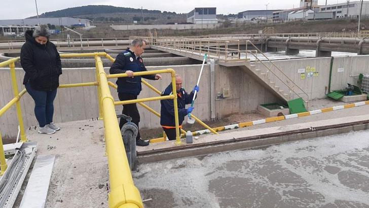 Gönen Çayı'na deşarjı bulunan 25 işletme denetlendi