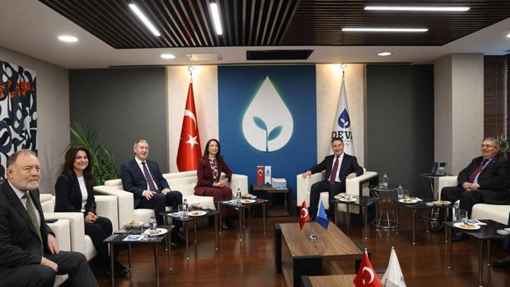 DEM Parti heyeti, DEVA Partisi Genel Başkanı Babacan’ı ziyaret etti-