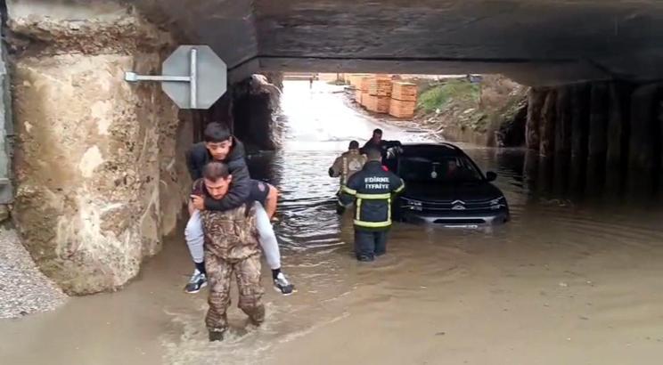 Edirne’de sağanak (2)