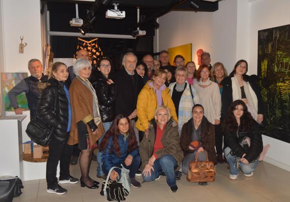 Ressam Coşkun, resim, desen ve heykel çalışmalarını sergiledi