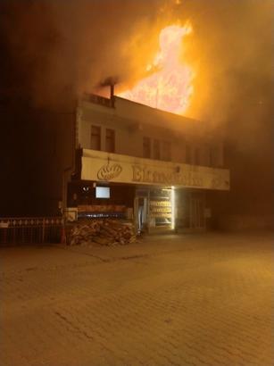 Kastamonu'da ekmek fırınında yangın