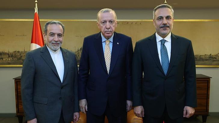 Cumhurbaşkanı Erdoğan, İran Dışişleri Bakanı Arakçi'yi kabul etti