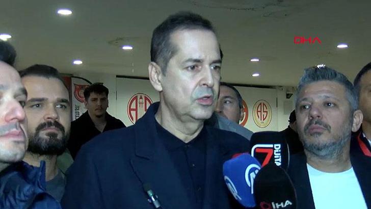 Antalyaspor Başkanı Perçin: Penaltı pozisyonu olmasaydı galip gelebilirdik