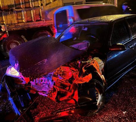 Ordu’da kamyona arkadan çarpan otomobildeki 2 kişi yaralandı