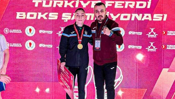 Trabzonspor sporcu Gamze Soğuksu Türkiye şampiyonu oldu