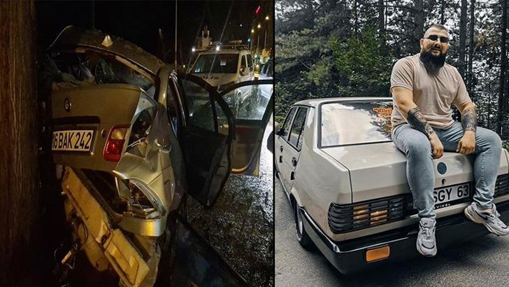 Otomobilin ağaca çarptığı kazada yaralanan Mert Can, 21 gün sonra hayatını kaybetti