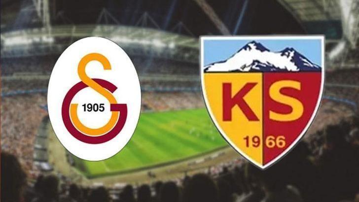 Galatasaray - Kayserispor maçında ilk düdük çaldı
