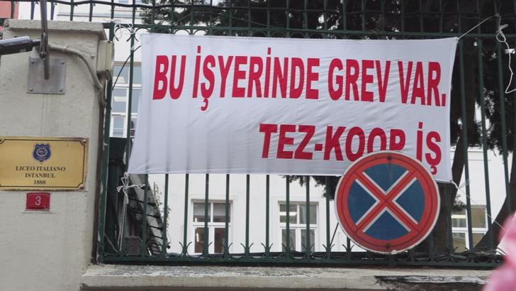 İstanbul - Özel İtalyan Lisesi'nde görev yapan 14 Türk öğretmenden grev kararı
