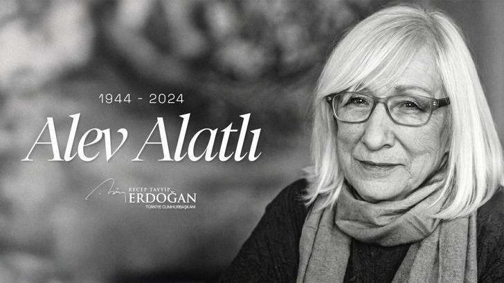 Cumhurbaşkanı Erdoğan, vefatının 2'nci yılında Alev Alatlı'yı andı
