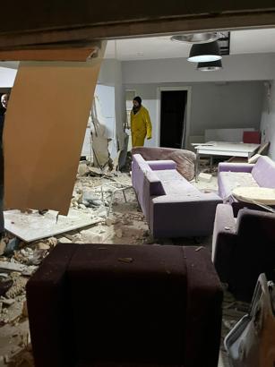 Sakarya’da kız öğrenci yurdunun mutfak bölümünde patlama