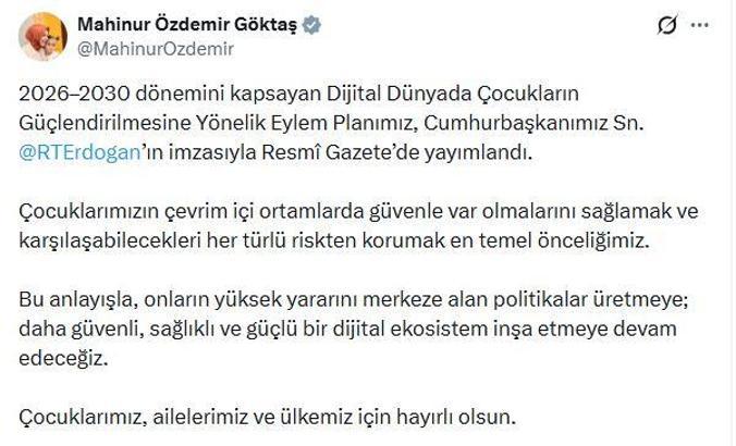 Bakan Göktaş: Daha güvenli bir dijital ekosistem inşa etmeye devam edeceğiz