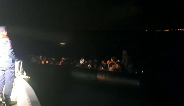 Milas'ta 37 kaçak göçmen yakalandı