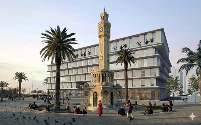 İzmir Büyükşehir'in yeni hizmet binası için imzalar atıldı