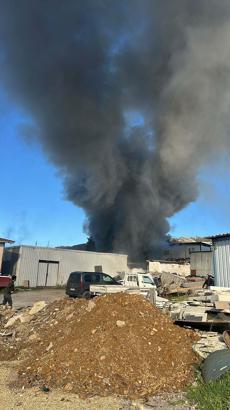 Bodrum'da işçilerin kaldığı konteynerde yangın