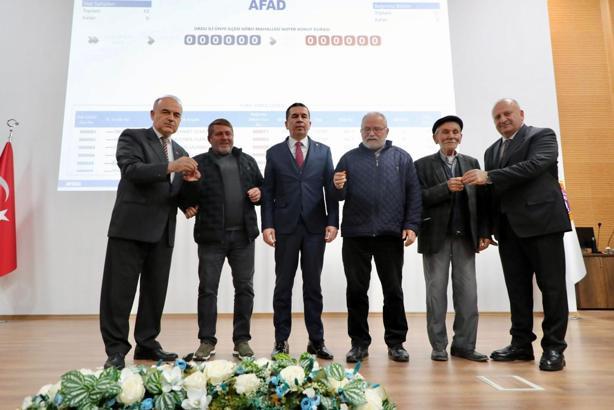 Ordu’da 84 afet konutunun kura çekimi gerçekleştirildi