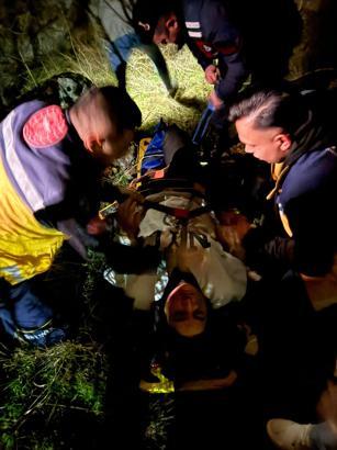 Ihlara Vadisi'nde 50 metre yükseklikten düşen kadın yaralandı