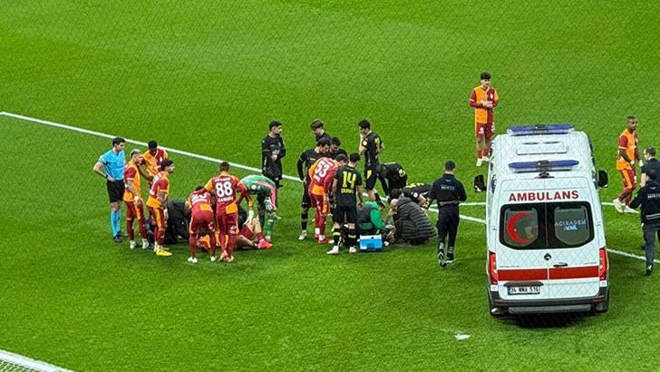 Galatasaray - İstanbulspor maçında korku dolu anlar