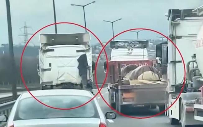 Bakan Yerlikaya: Kocaeli'de dakikalarca sol şeridi işgal eden TIR sürücüsüne idari para cezası uygulandı