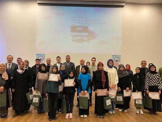 Sarıgöl'de, kur'an kerimi güzel okuma yarışmasında dereceye girenler belli oldu