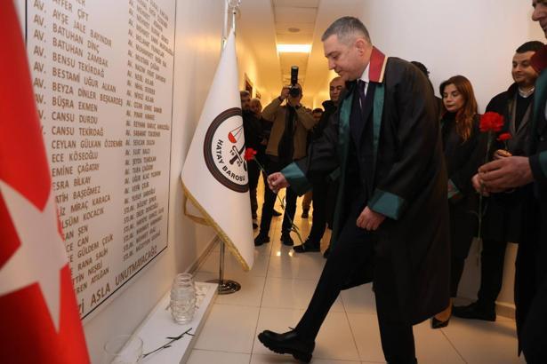 Hatay’da 6 Şubat’ta hayatını kaybeden avukatlar unutulmadı