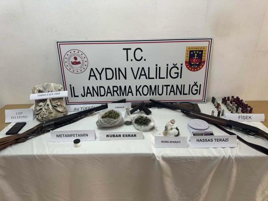 Nazilli ve Sultanhisar'da uyuşturucu operasyonu