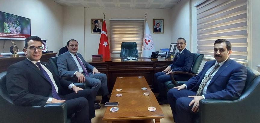 Kaymakam Türker'e ziyaret