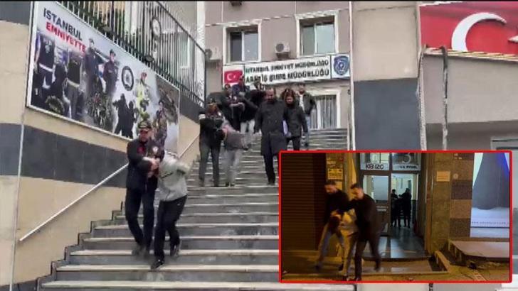 Şişli'de plaza kurşunlayan 5 kişi silahlarla birlikte yakalandı