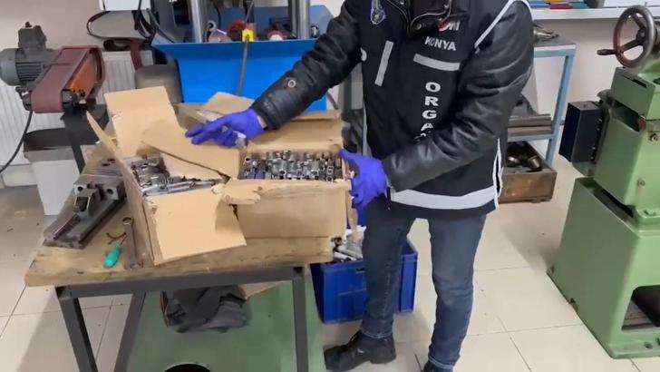 Konya'da silah kaçakçılığı operasyonu; 6 tutuklama