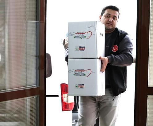 Ramazan öncesi Osmangazi’de erzak yardımı başladı